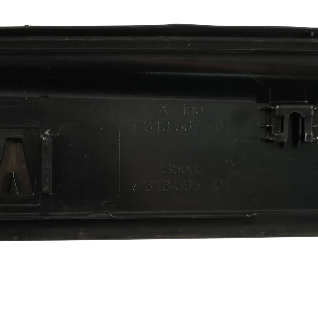 BMW E84 Front Tür Kick Plate Eingang Schweller Abdeckung Eintrag Links - SKU 7318567 - Teilenummer 7318567