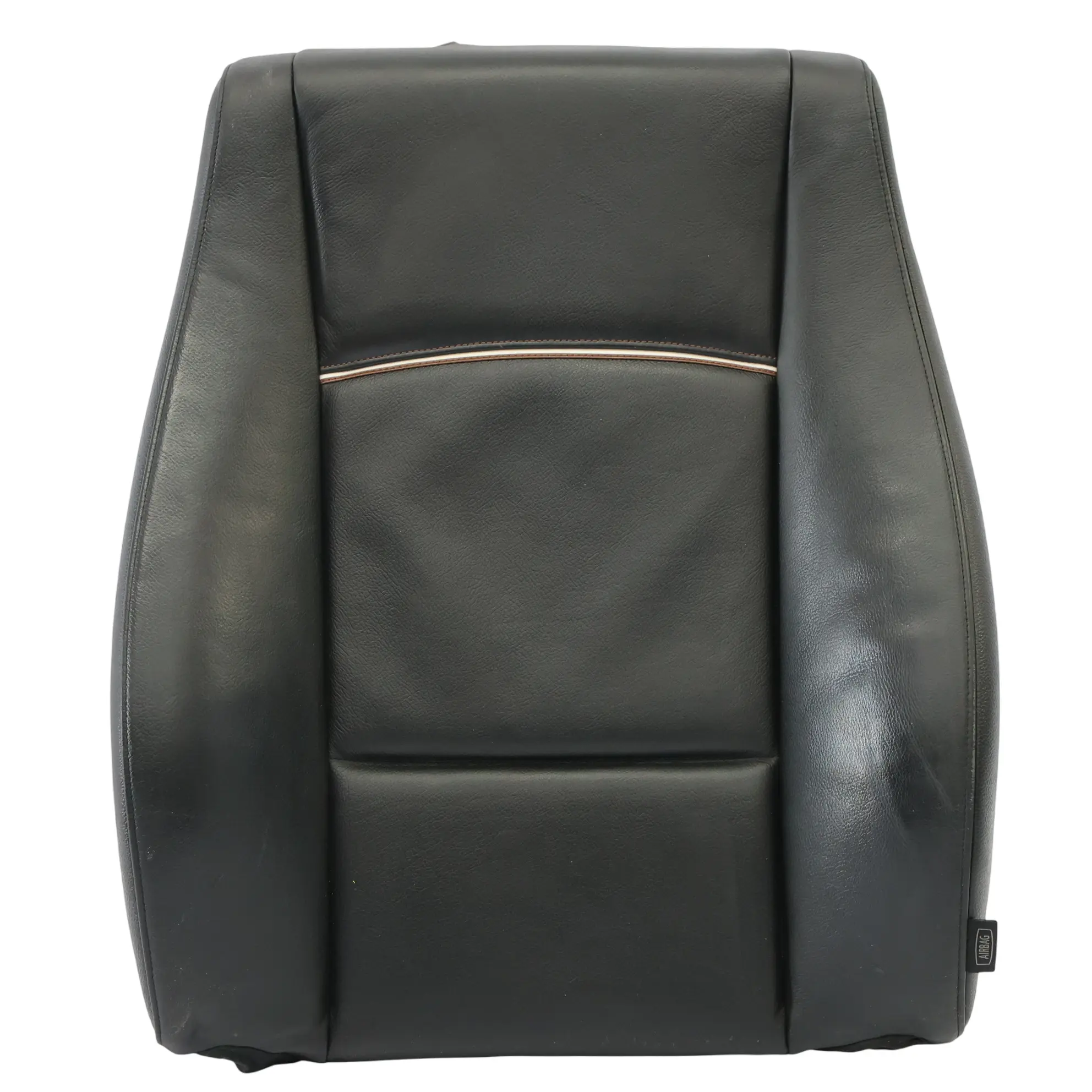 BMW X1 E84 Seat Backrest Front Left N/S Heated Leather Nevada Piping Gray Brown