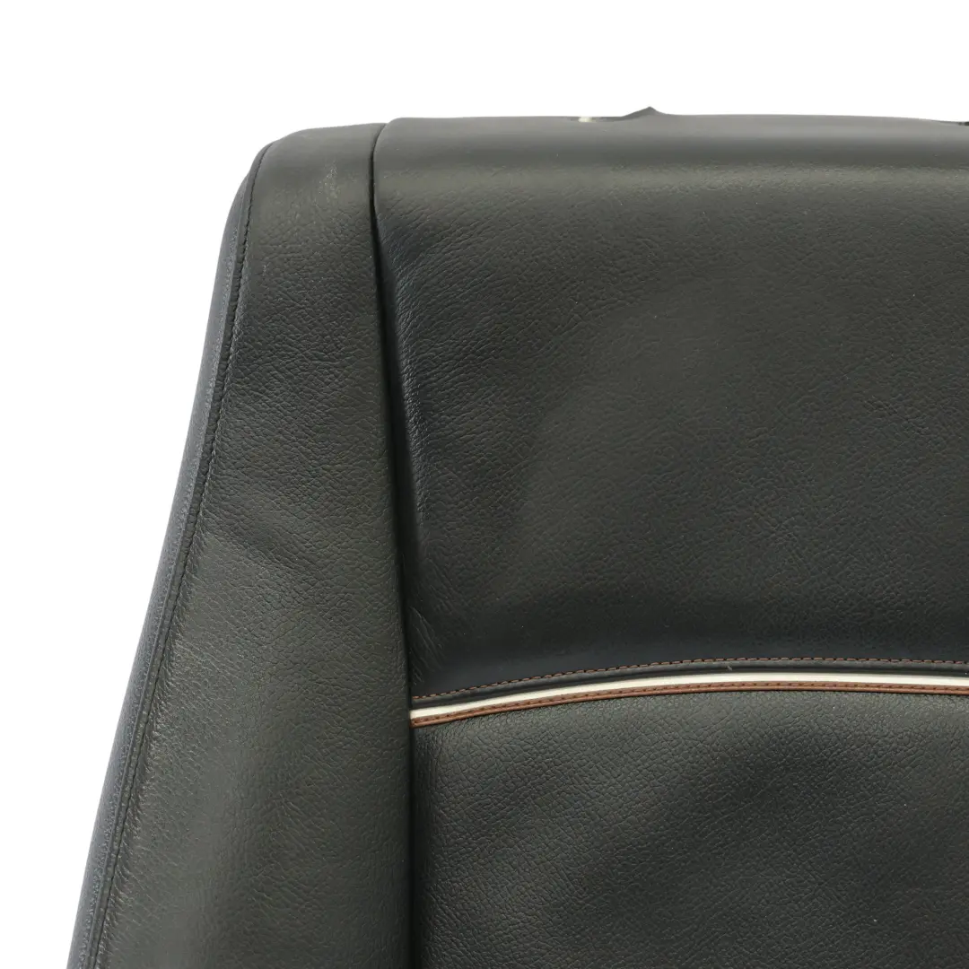 Backrest Front Left N/S Heated Leather Nevada Piping Gray Brown to BMW X1 E84 Seat with Part number 7324173 BMW X1 E84 Seat Backrest Front Left N/S Heated Leather Nevada Piping Gray Brown - SKU 7324173 - Part number 7324173