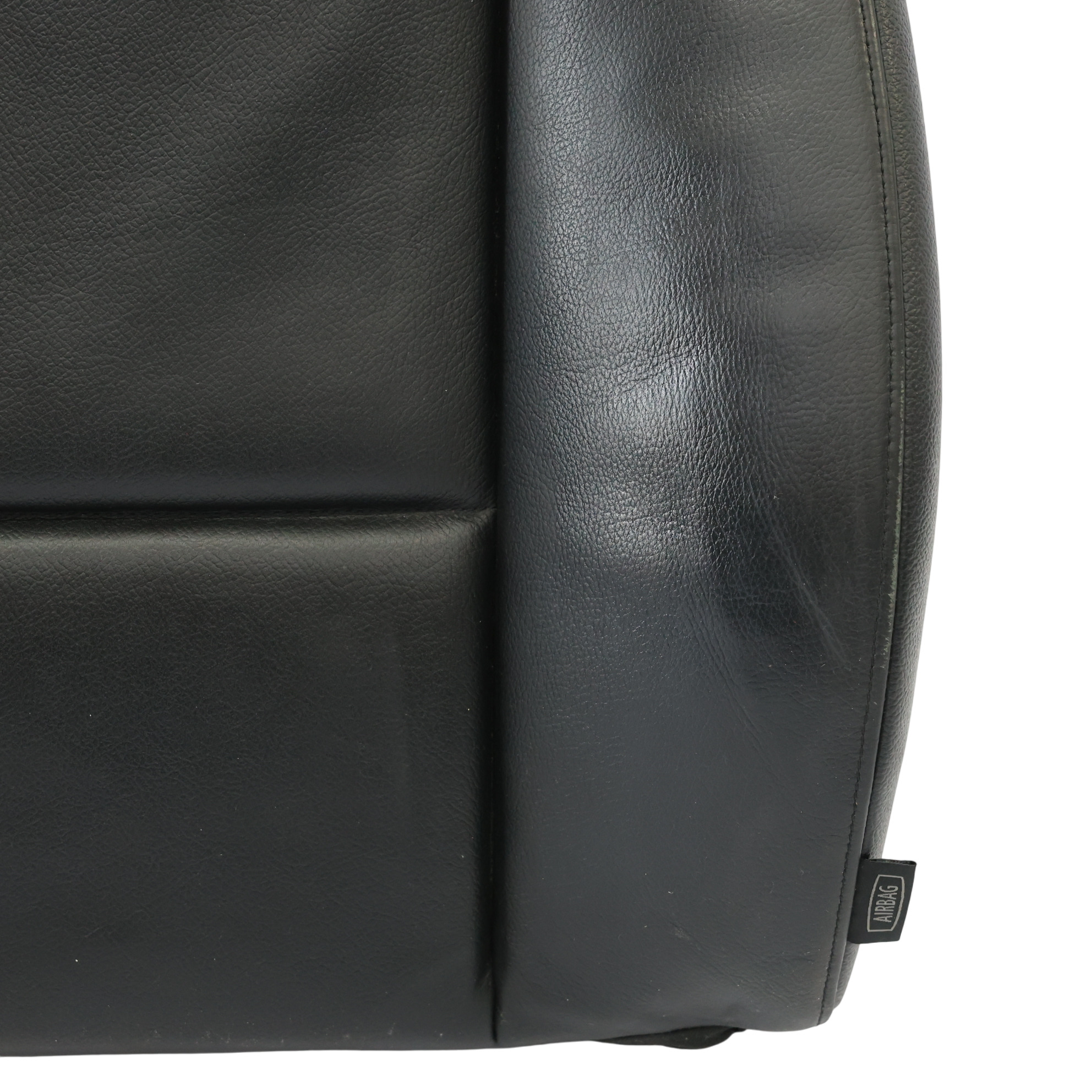 Dossier De Siège Avant Droit BMW E84 En Cuir Noir Nevada Avec Chauffage - Occasion