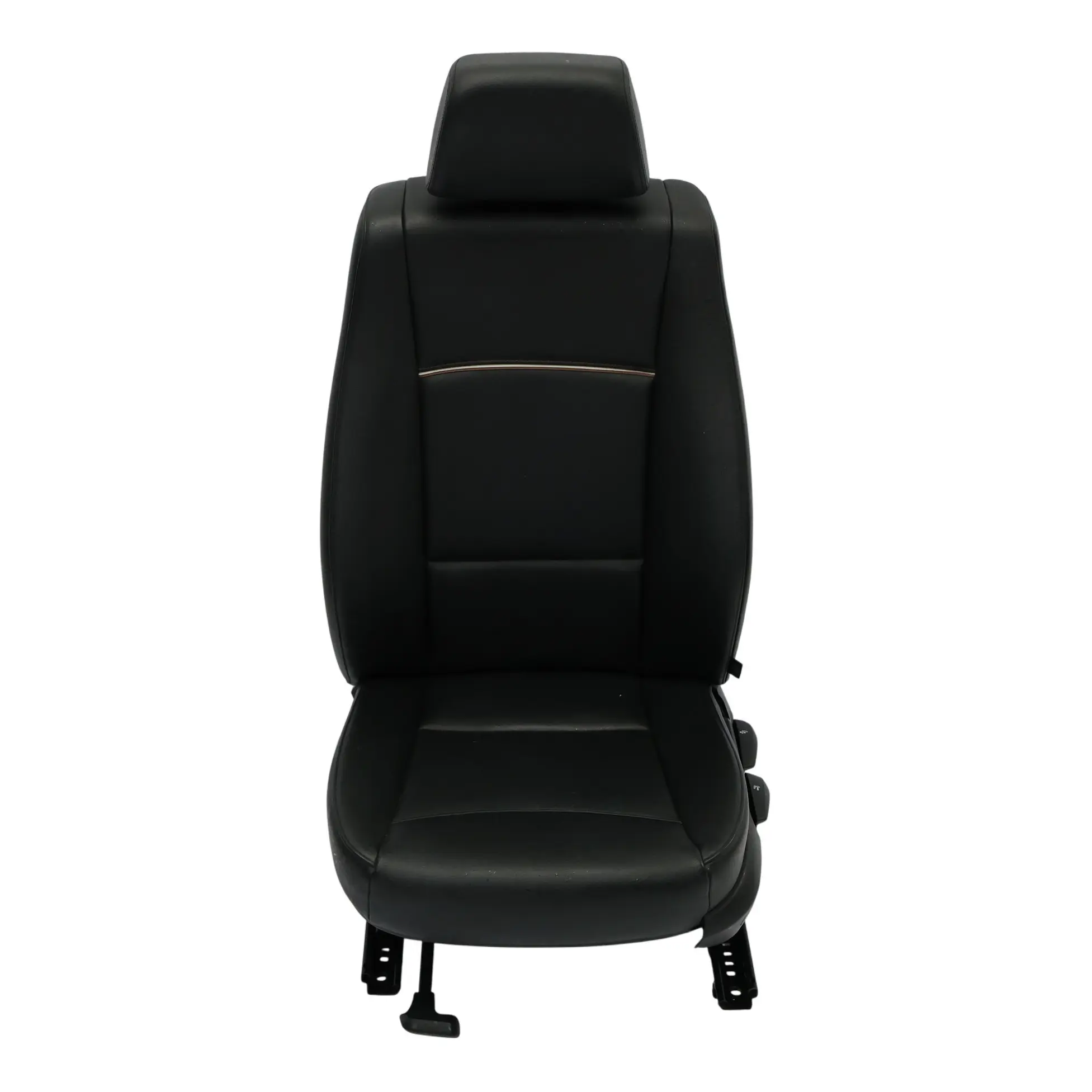 BMW X1 E84 Seat Front Right O/S Heated Leather Nevada Black Piping Grey Brown
