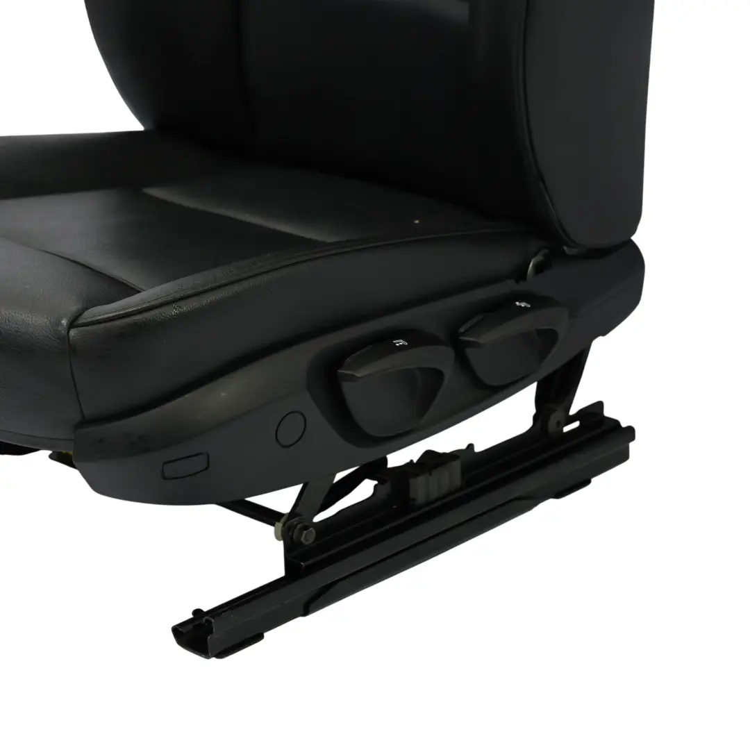BMW X1 E84 Sitz Vorne Rechts Außen Beheizt Leder Nevada Schwarz Keder Grau Braun - SKU 7324174-2 - Teilenummer 7324174