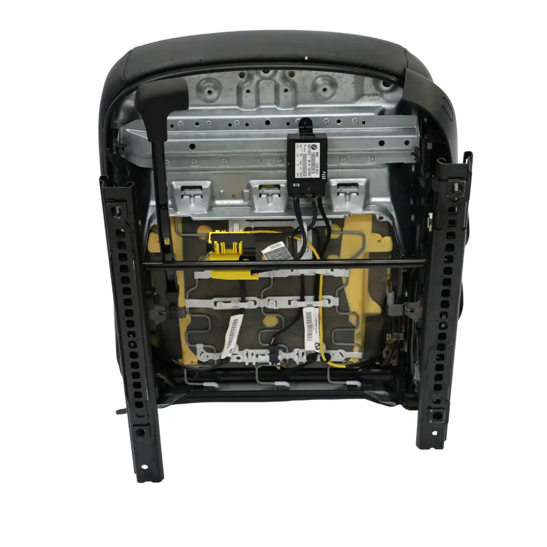 BMW X1 E84 Asiento Delantero Derecho Calefactable Cuero Nevada Negro Ribete Gris - SKU 7324174-2 - Número de pieza 7324174