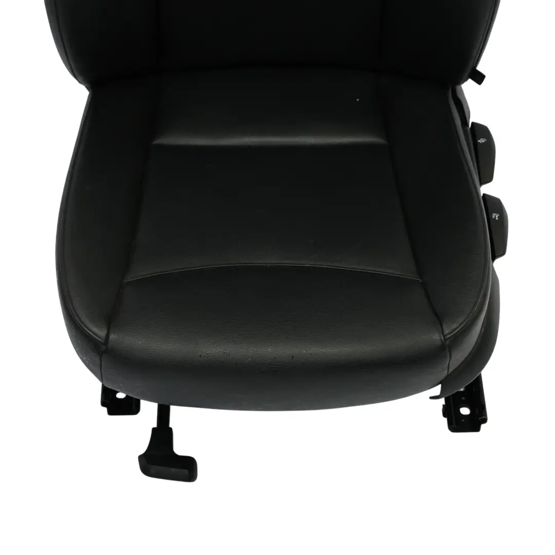 BMW X1 E84 Sitz Vorne Rechts Außen Beheizt Leder Nevada Schwarz Keder Grau Braun - SKU 7324174-2 - Teilenummer 7324174