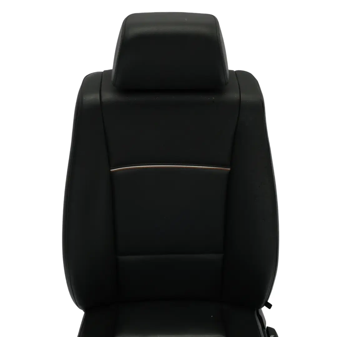 BMW X1 E84 Sitz Vorne Rechts Außen Beheizt Leder Nevada Schwarz Keder Grau Braun - SKU 7324174-2 - Teilenummer 7324174