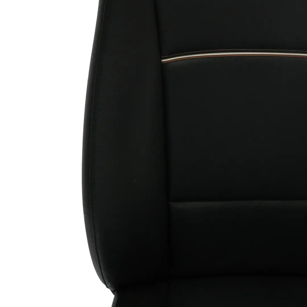 BMW X1 E84 Sitz Vorne Rechts Außen Beheizt Leder Nevada Schwarz Keder Grau Braun - SKU 7324174-2 - Teilenummer 7324174