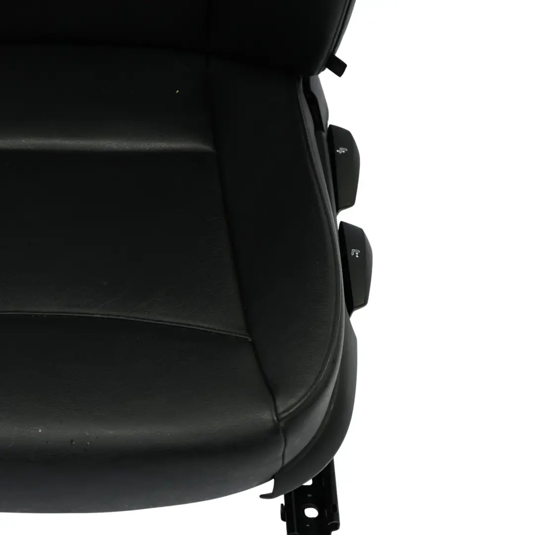 BMW X1 E84 Sitz Vorne Rechts Außen Beheizt Leder Nevada Schwarz Keder Grau Braun - SKU 7324174-2 - Teilenummer 7324174
