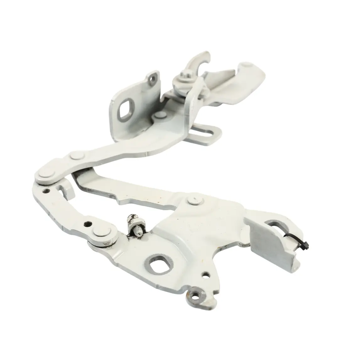Hood Hinge Front Left N/S Alpinweiss White 300 to BMW E92 E93 LCI Engine with Part number 7325939 BMW E92 E93 LCI Engine Hood Hinge Front Left N/S Alpinweiss White 300 - SKU 7325939-AW - Part number 7325939