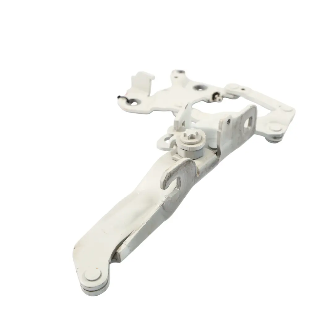 Hood Hinge Front Left N/S Alpinweiss White 300 to BMW E92 E93 LCI Engine with Part number 7325939 BMW E92 E93 LCI Engine Hood Hinge Front Left N/S Alpinweiss White 300 - SKU 7325939-AW - Part number 7325939