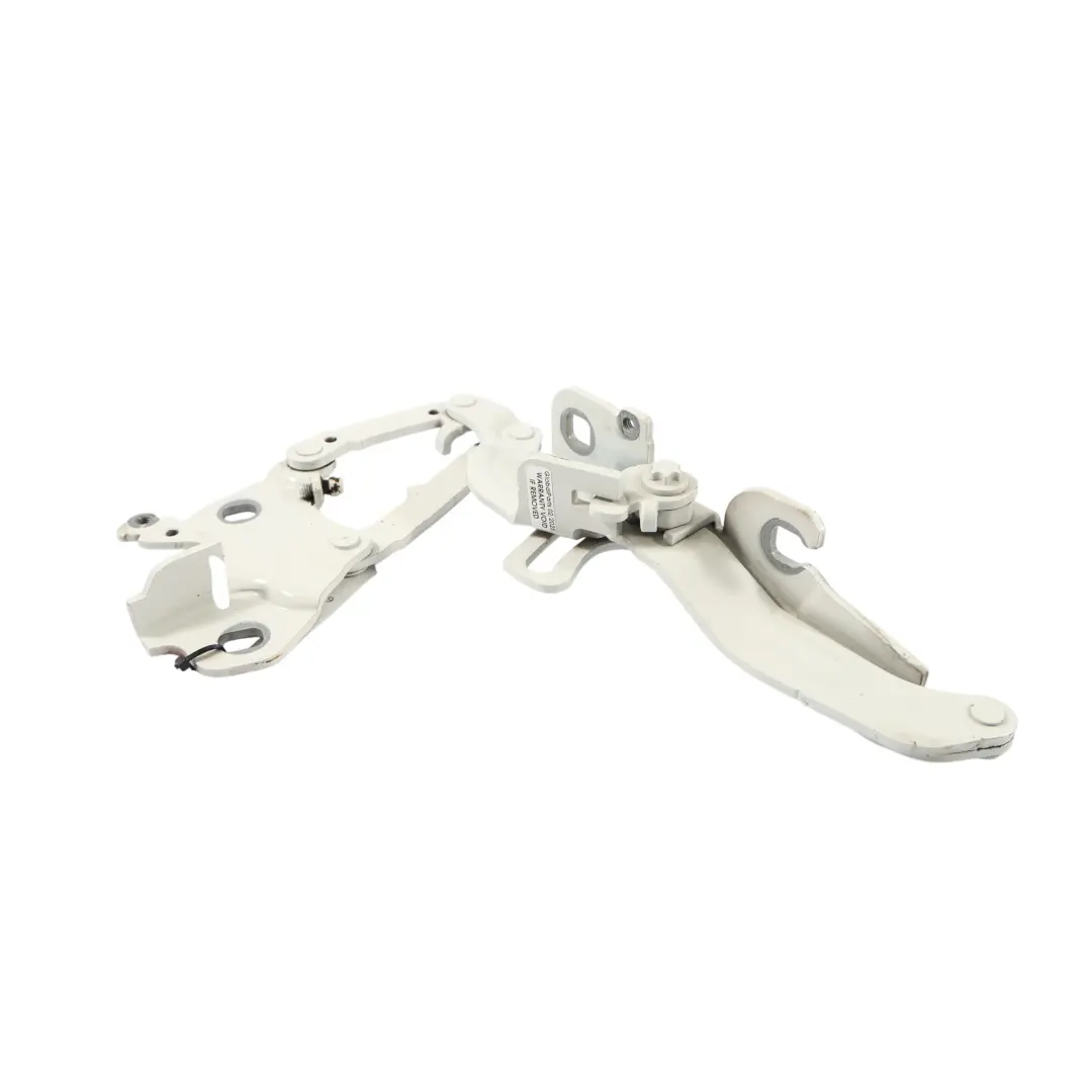 Cerniera Cofano Motore Anteriore Sinistra Alpinweiss Bianco 300 per BMW E92 E93 LCI con numero di parte 7325939 BMW E92 E93 LCI Cerniera Cofano Motore Anteriore Sinistra Alpinweiss Bianco 300 - SKU 7325939-AW - Numero di parte 7325939