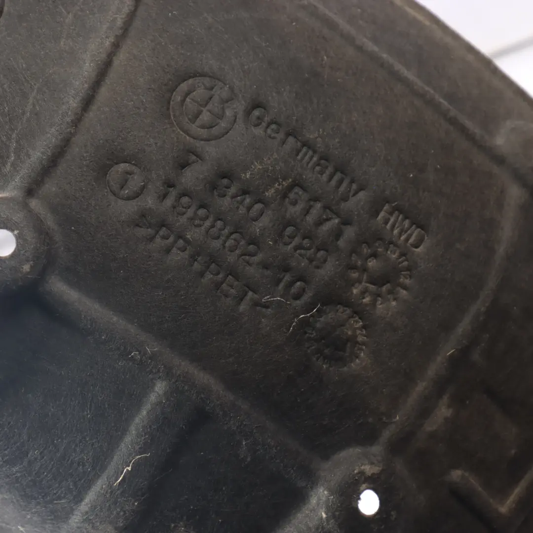 Arch BMW G20 Rear Left N/S Housing Cover Splash Guard to Wheel with Part number 7340929 Wheel Arch BMW G20 Rear Left N/S Housing Cover Splash Guard - SKU 7340929 - Part number 7340929