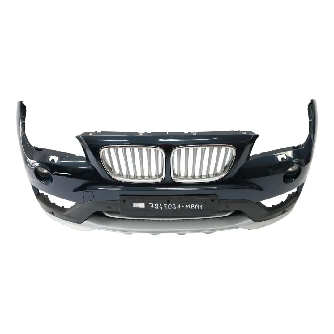 BMW X1 E84 Zderzak Przedni PDC Midnight Blue Niebieski Metalik - B38 - SKU 7345031-MBM1 - Numer Części 7345031