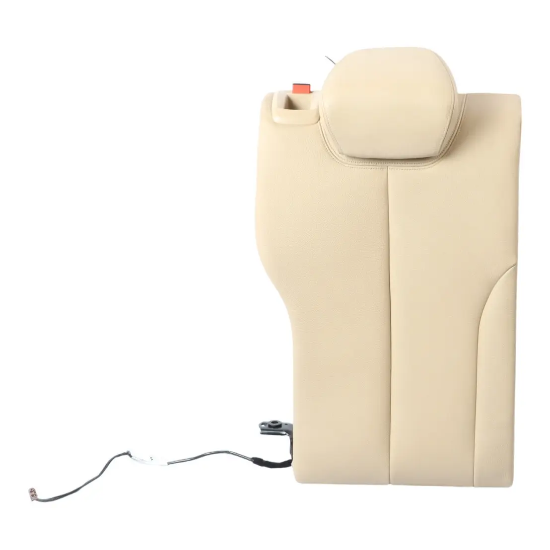 BMW F36 Seat Backrest Rear Heated Right O/S Covering Ivory White