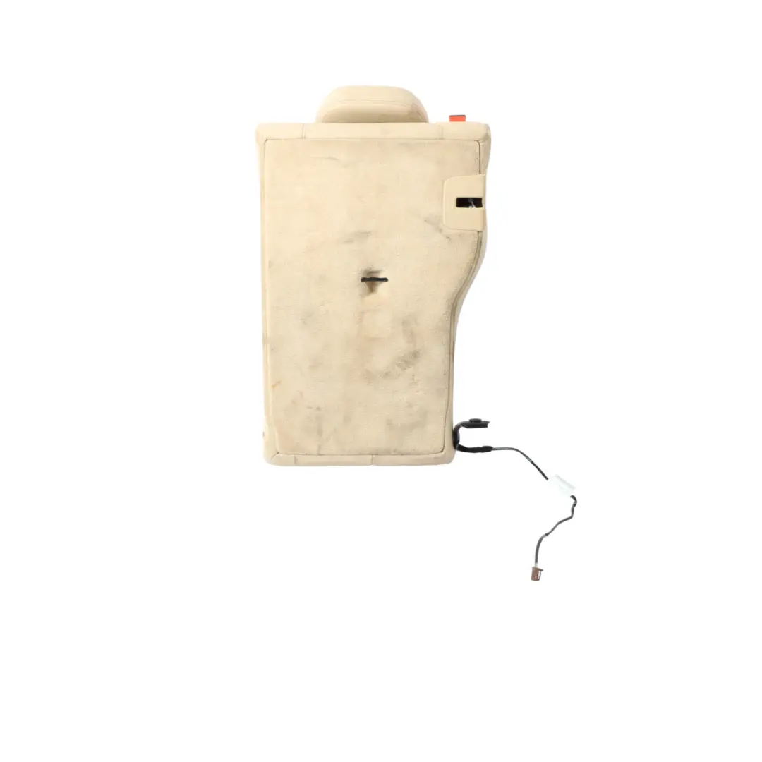 BMW F36 Seat Backrest Rear Heated Right O/S Covering Ivory White - SKU 7345781 - Part number 7345781