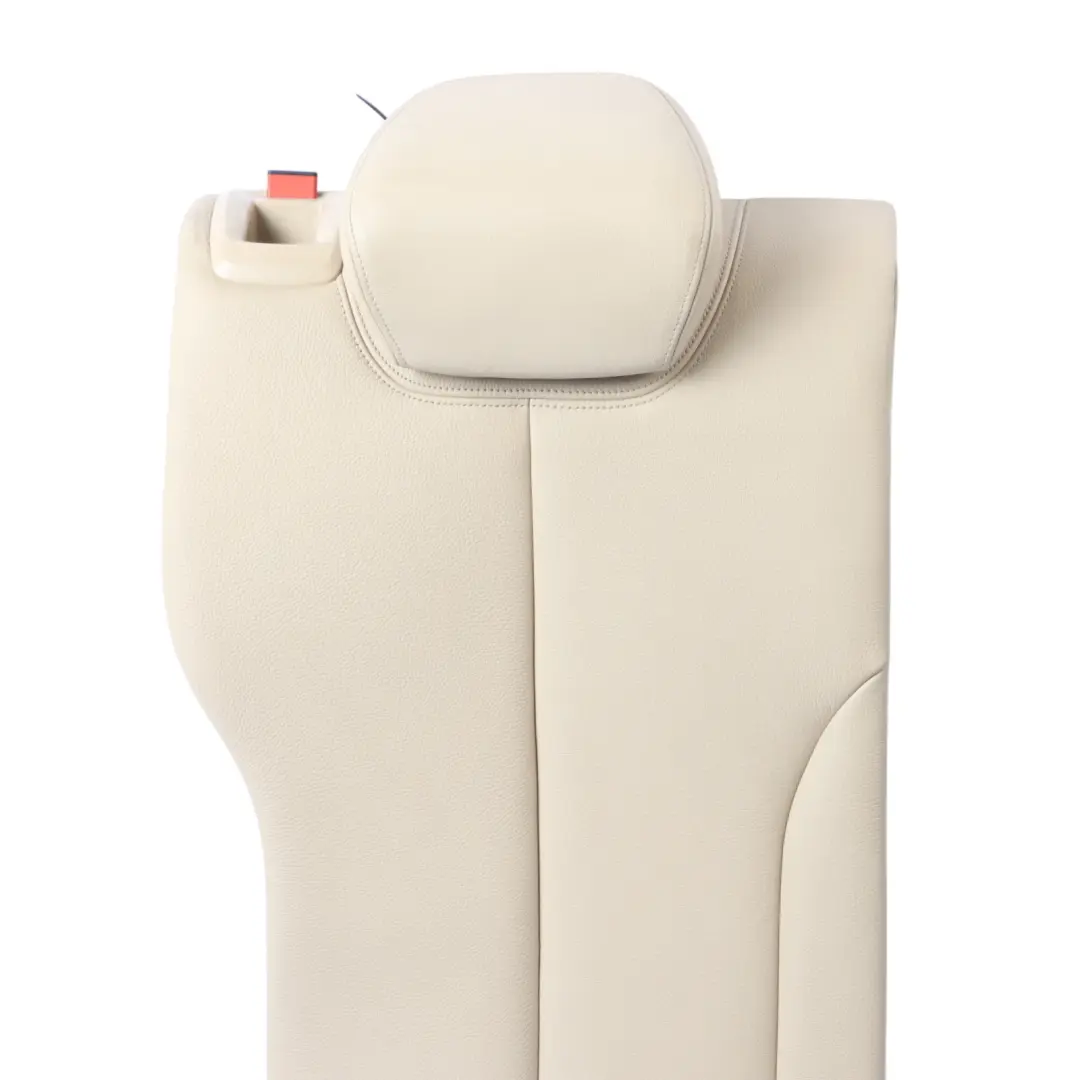 BMW F36 Seat Backrest Rear Heated Right O/S Covering Ivory White - SKU 7345781 - Part number 7345781