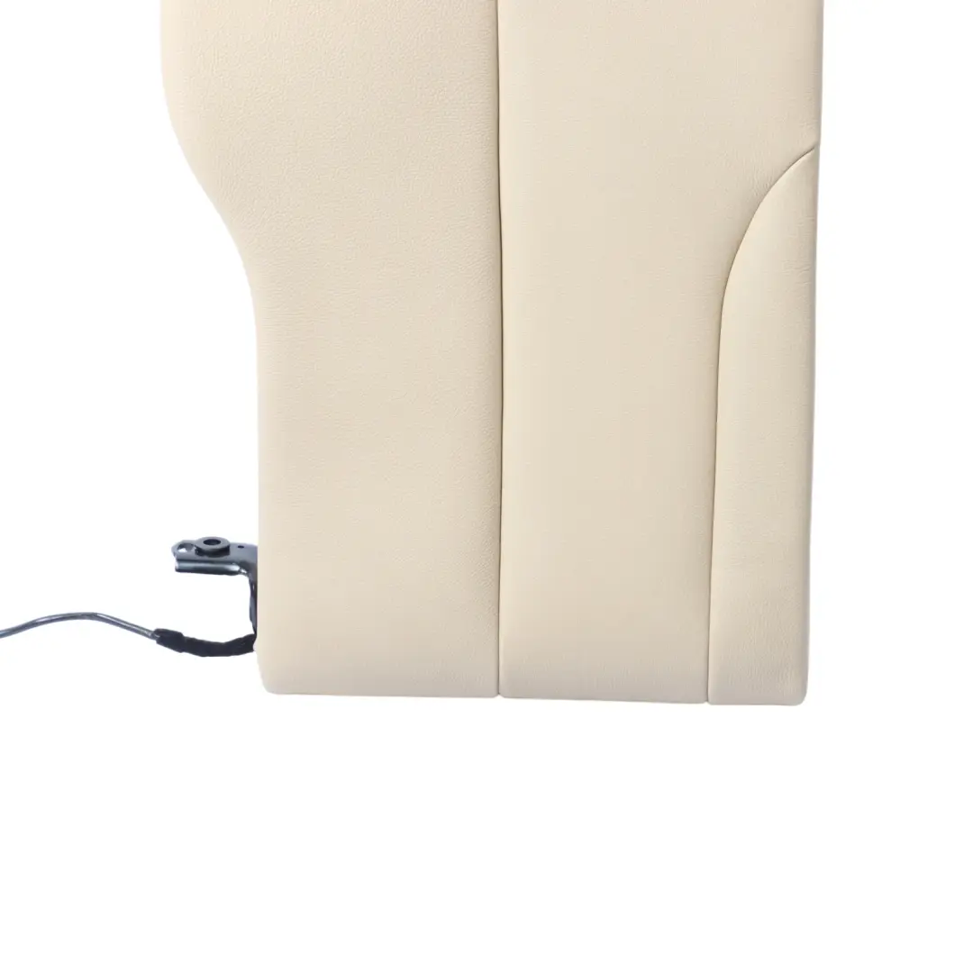 BMW F36 Seat Backrest Rear Heated Right O/S Covering Ivory White - SKU 7345781 - Part number 7345781