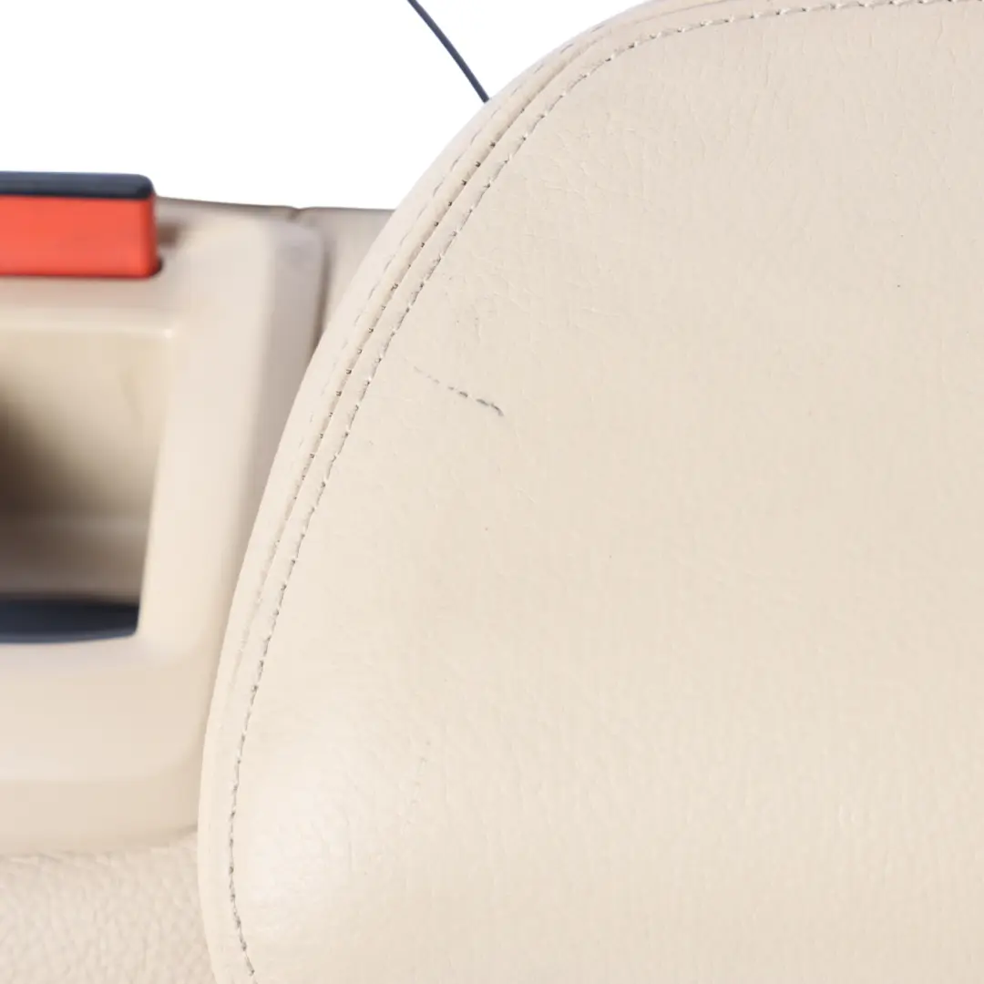 Backrest Rear Heated Right O/S Covering Ivory White to BMW F36 Seat with Part number 7345781 BMW F36 Seat Backrest Rear Heated Right O/S Covering Ivory White - SKU 7345781 - Part number 7345781