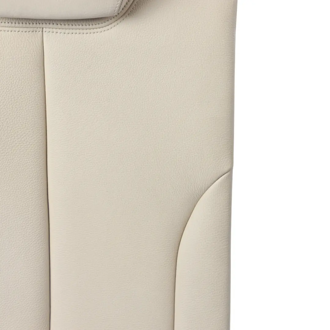 BMW F36 Seat Backrest Rear Heated Right O/S Covering Ivory White - SKU 7345781 - Part number 7345781
