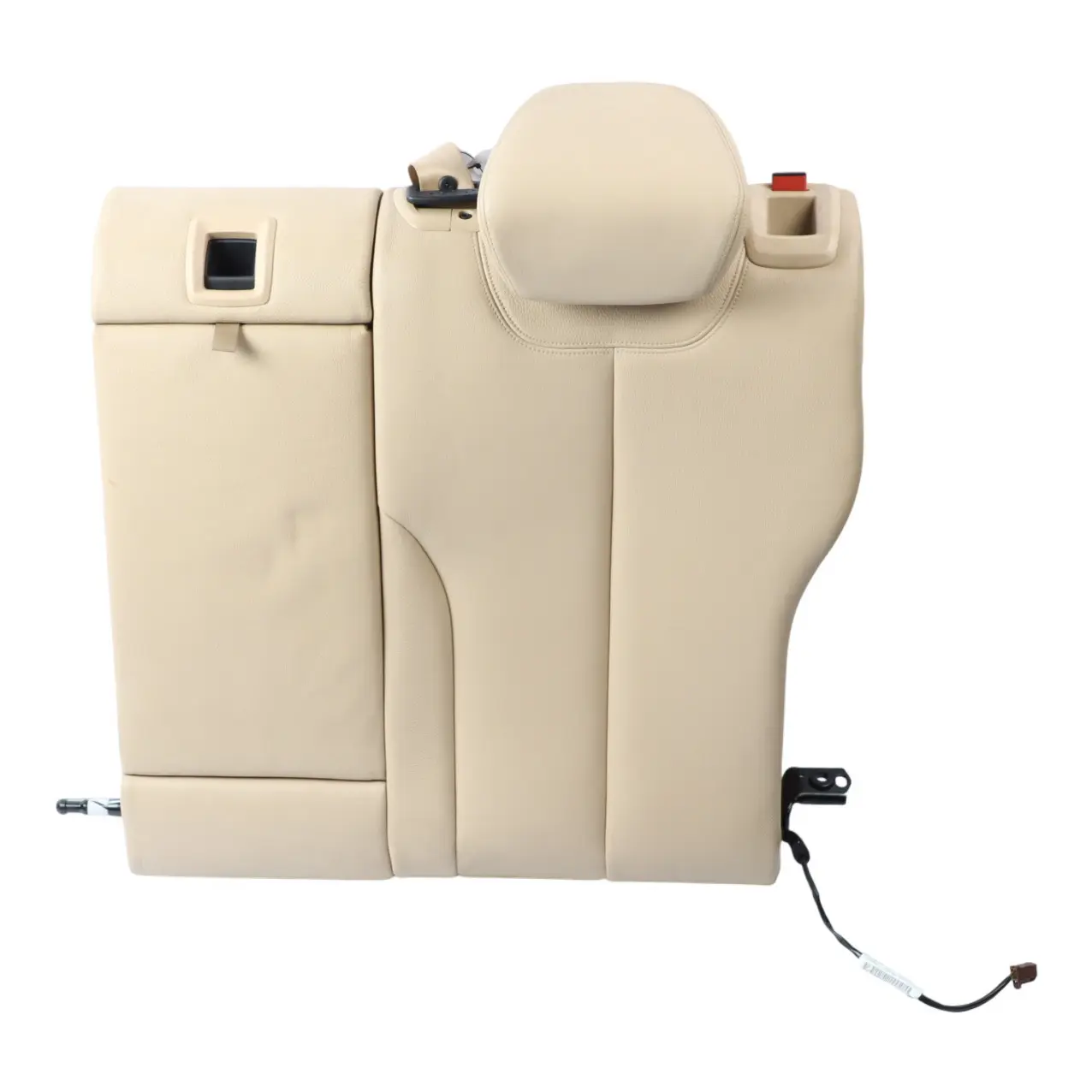BMW F36 Seat Backrest Heated Rear Left N/S Covering Ivory White