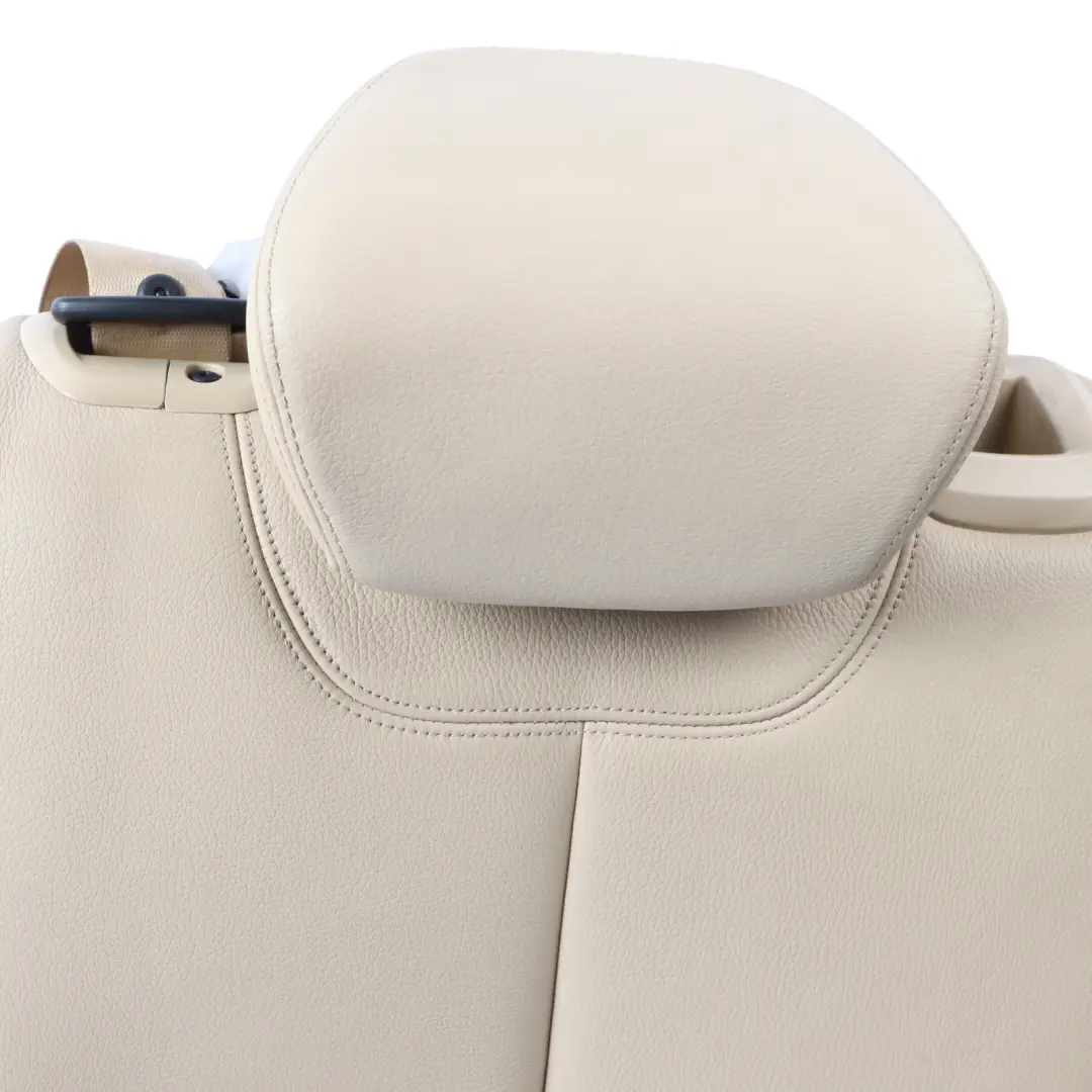 Backrest Heated Rear Left N/S Covering Ivory White to BMW F36 Seat with Part number 7345820 BMW F36 Seat Backrest Heated Rear Left N/S Covering Ivory White - SKU 7345820 - Part number 7345820