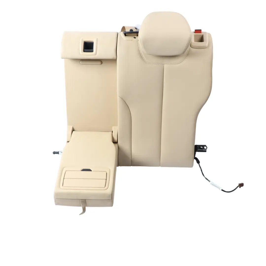 Backrest Heated Rear Left N/S Covering Ivory White to BMW F36 Seat with Part number 7345820 BMW F36 Seat Backrest Heated Rear Left N/S Covering Ivory White - SKU 7345820 - Part number 7345820