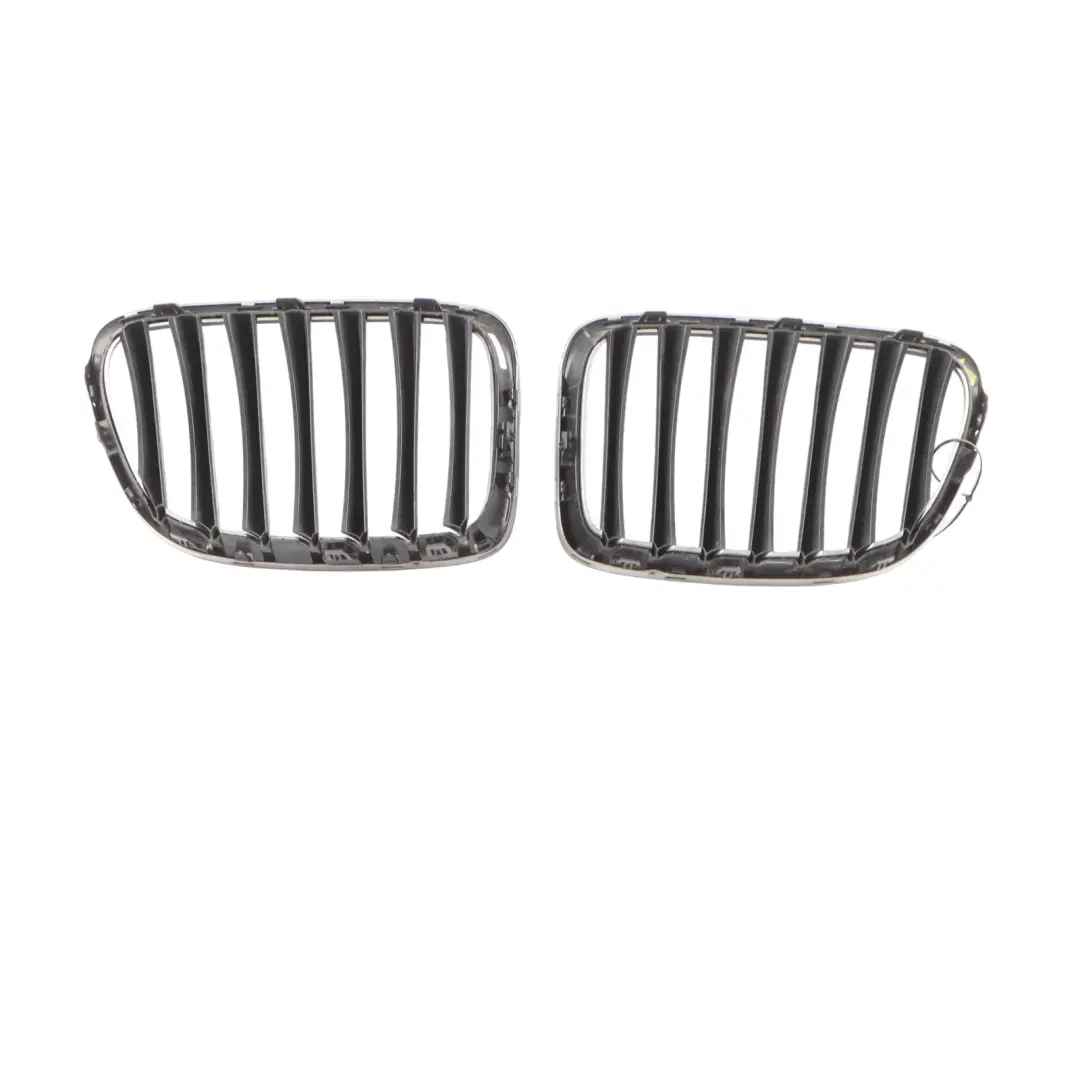 Front Grille Left Right N/O/S Bumper Panel Cover Kidney Set to BMW X1 E84 with Part number 7347670 BMW X1 E84 Front Grille Left Right N/O/S Bumper Panel Cover Kidney Set - SKU 7347670 - Part number 7347670