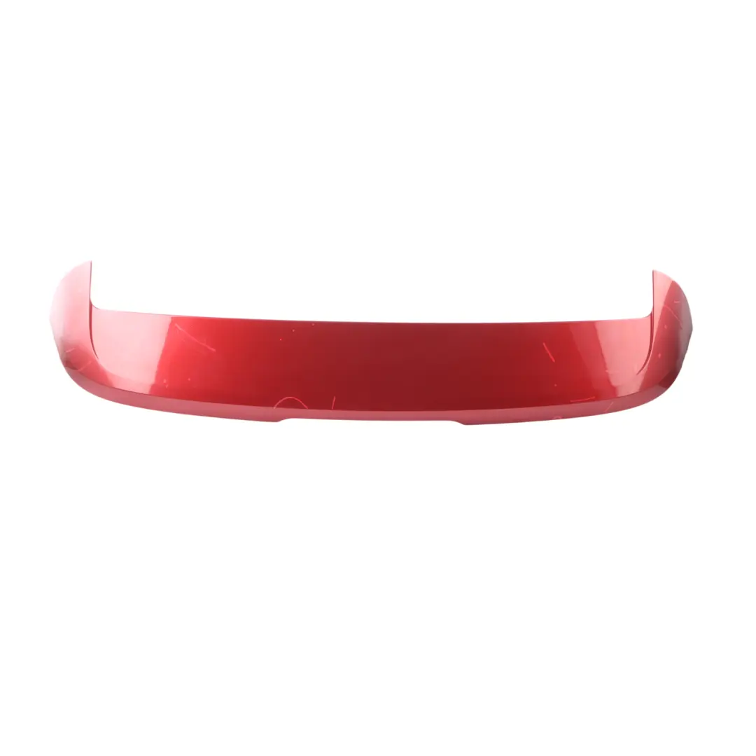 Spoiler BMW F46 Gran Tourer Upper Trunk Lid Trim Flamenco Red - C06 to Rear with Part number 7349448 Rear Spoiler BMW F46 Gran Tourer Upper Trunk Lid Trim Flamenco Red - C06 - SKU 7349448-FLR - Part number 7349448