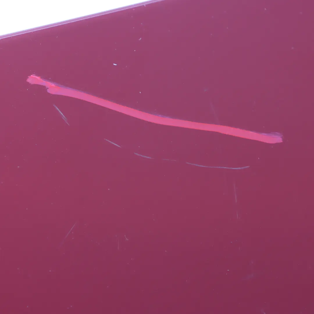 Spoiler BMW F46 Gran Tourer Upper Trunk Lid Trim Flamenco Red - C06 to Rear with Part number 7349448 Rear Spoiler BMW F46 Gran Tourer Upper Trunk Lid Trim Flamenco Red - C06 - SKU 7349448-FLR - Part number 7349448