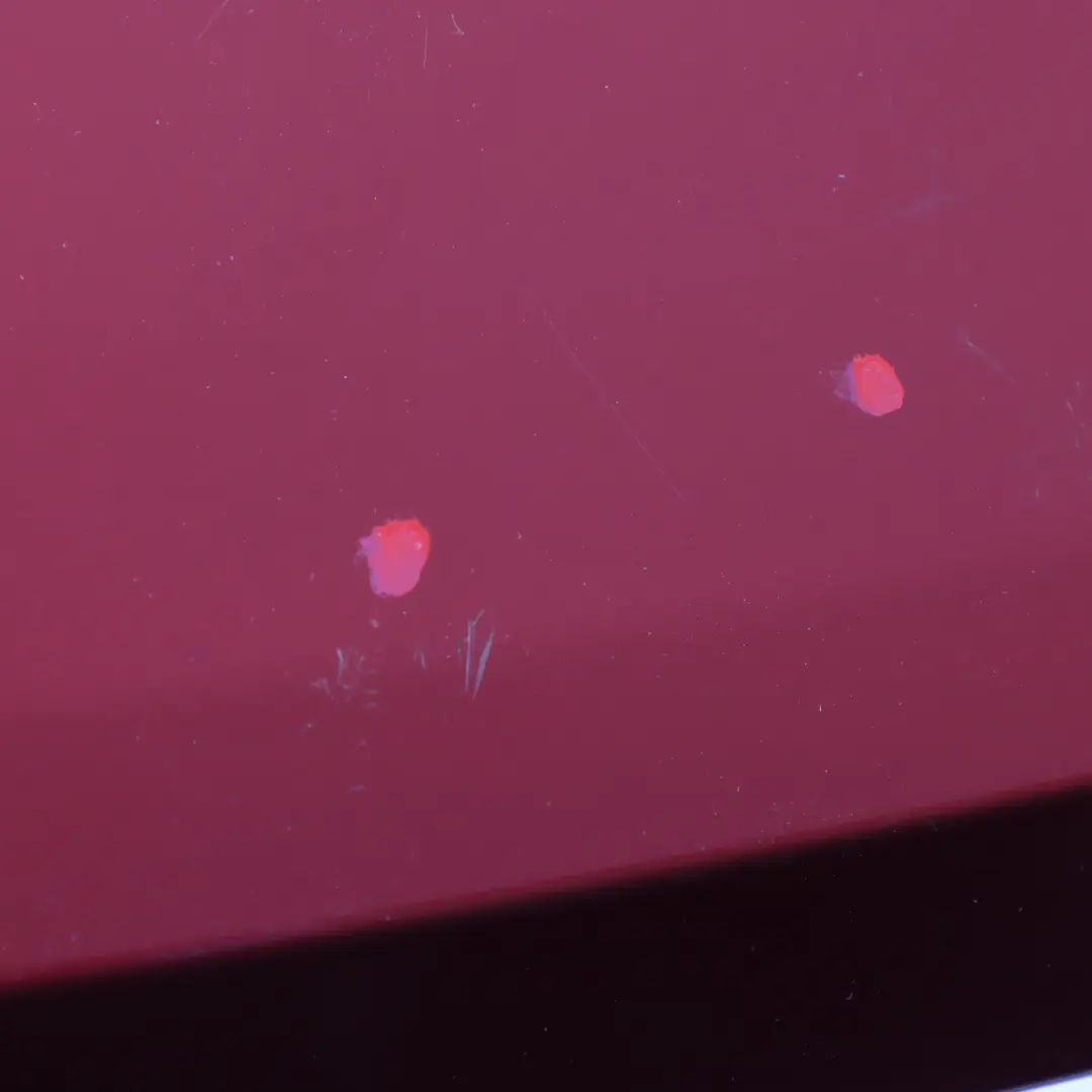 Spoiler BMW F46 Gran Tourer Upper Trunk Lid Trim Flamenco Red - C06 to Rear with Part number 7349448 Rear Spoiler BMW F46 Gran Tourer Upper Trunk Lid Trim Flamenco Red - C06 - SKU 7349448-FLR - Part number 7349448