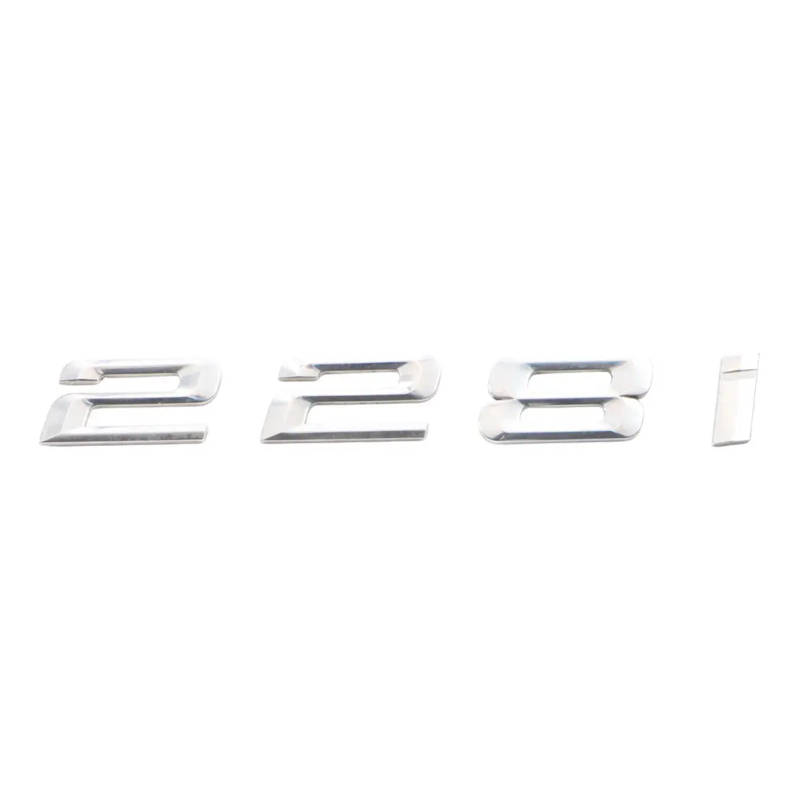 Emblem Lettering BMW F22 F23 228i Rear Adhered Boot Trunk Lid Chrome 7356327