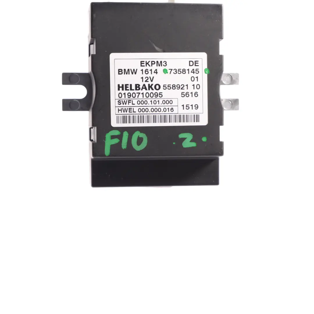 Pump Module BMW F10 M5 X5 F15 Fuel Pump Control Unit EKPM3 ECU to Fuel with Part number 7358145 Fuel Pump Module BMW F10 M5 X5 F15 Fuel Pump Control Unit EKPM3 ECU - SKU 7358145 - Part number 7358145