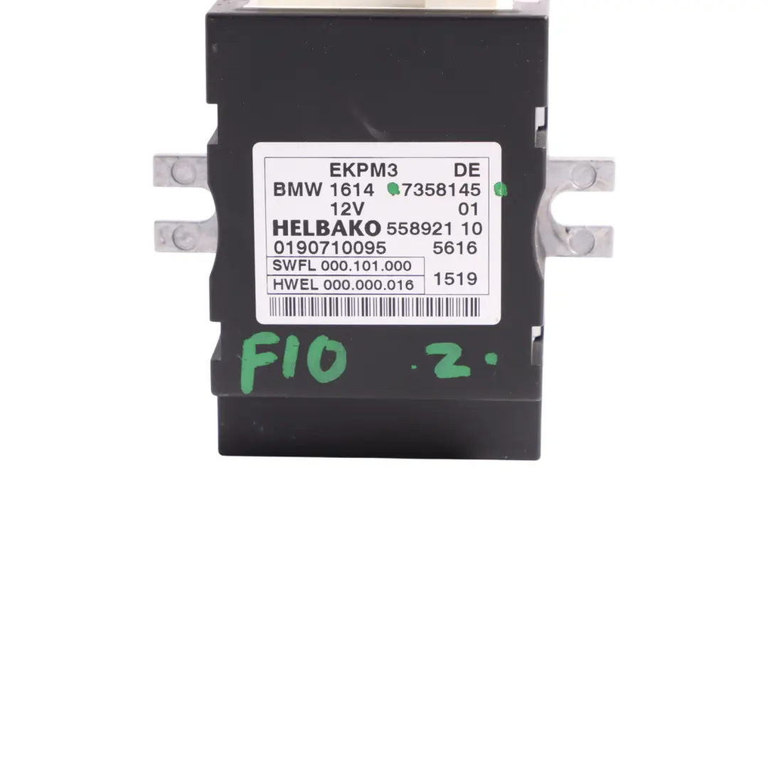Pump Module BMW F10 M5 X5 F15 Fuel Pump Control Unit EKPM3 ECU to Fuel with Part number 7358145 Fuel Pump Module BMW F10 M5 X5 F15 Fuel Pump Control Unit EKPM3 ECU - SKU 7358145 - Part number 7358145