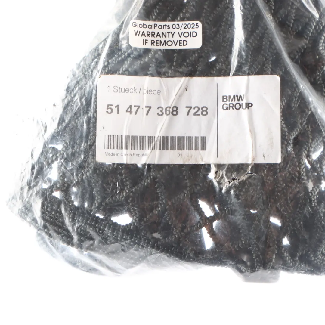 Trunk Floor Luggage Storage Net to BMW F33 F83 M4 Convertible with Part number 7368728 BMW F33 F83 M4 Convertible Trunk Floor Luggage Storage Net - SKU 7368728 - Part number 7368728