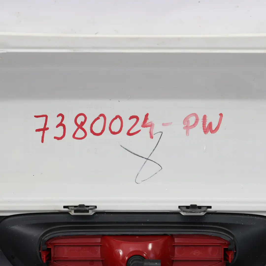 Bumper Mini F55 Complete Trim Panel Covering Pepper White - 850 to Rear with Part number 7380024 Rear Bumper Mini F55 Complete Trim Panel Covering Pepper White - 850 - SKU 7380024-PW - Part number 7380024