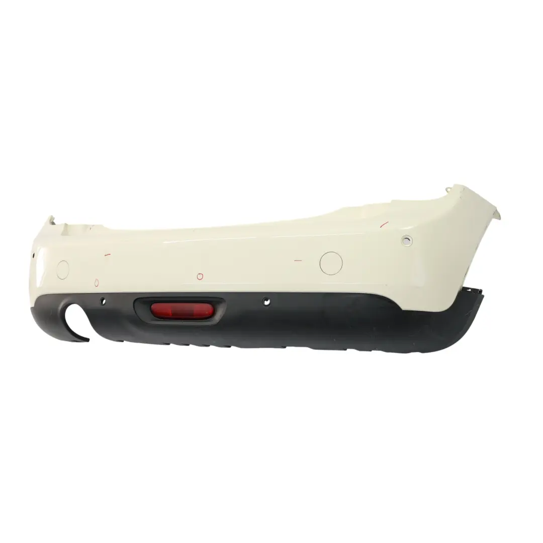 Bumper Mini F55 Complete Trim Panel Covering Pepper White - 850 to Rear with Part number 7380024 Rear Bumper Mini F55 Complete Trim Panel Covering Pepper White - 850 - SKU 7380024-PW - Part number 7380024