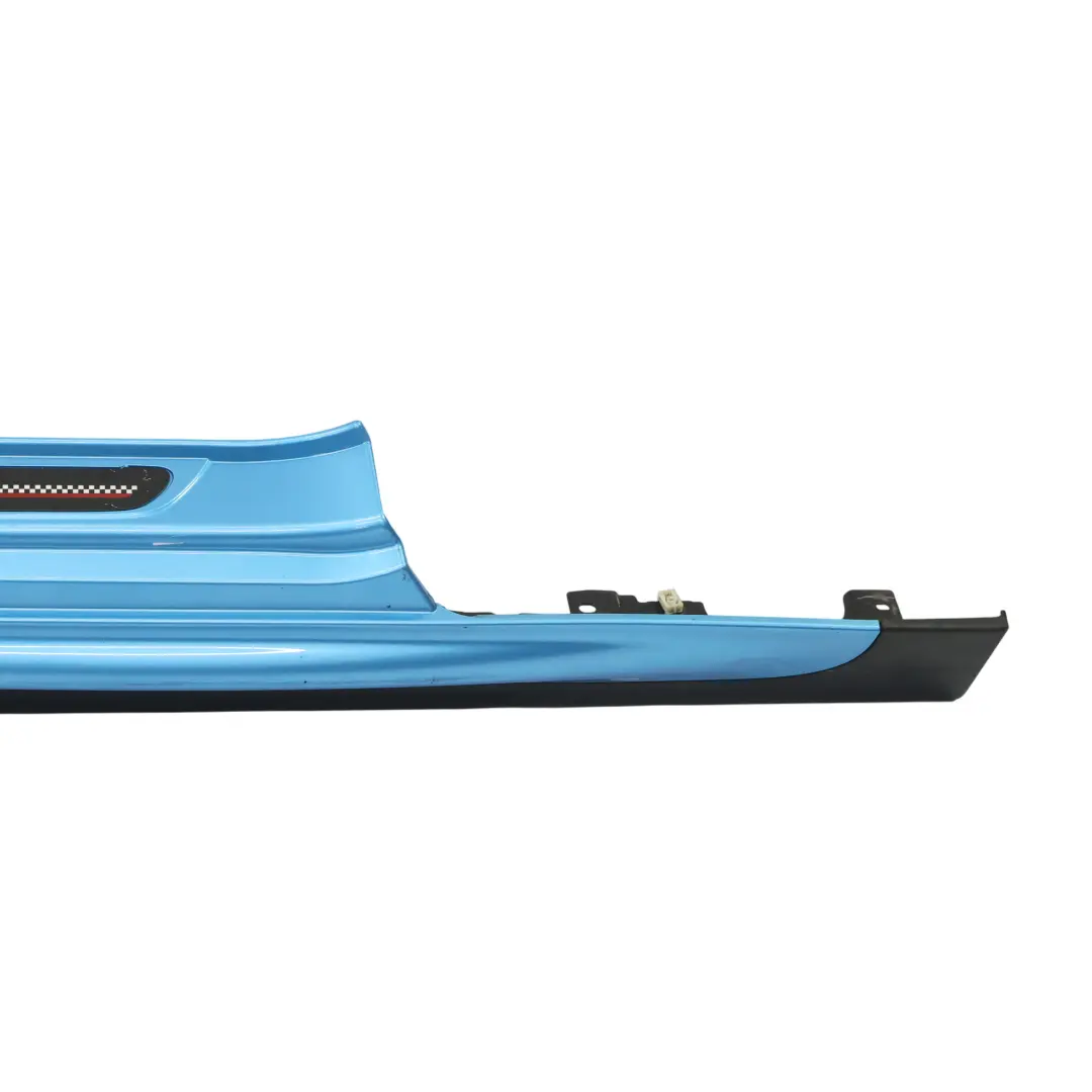 Mini F56 F57 Side Skirt Left N/S JCW Sill Cover Panel Electric Blue II - B86 - SKU 7382181-ELBII - Part number 7382181