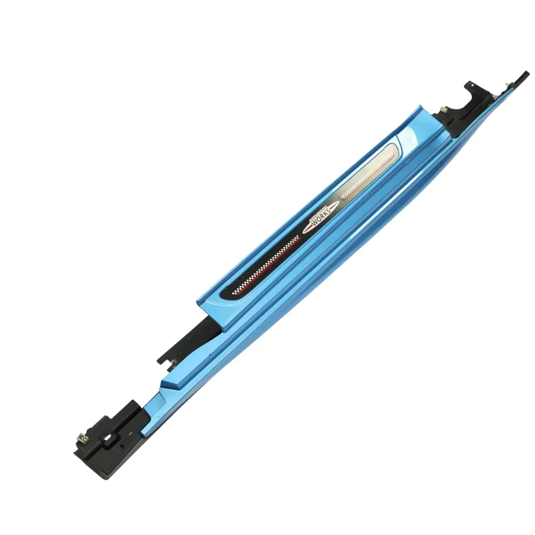 Seitenschweller Links JCW Schwellerverkleidung Electric Blue II B86 für Mini F56 F57 mit Teilenummer 7382181 Mini F56 F57 Seitenschweller Links JCW Schwellerverkleidung Electric Blue II B86 - SKU 7382181-ELBII - Teilenummer 7382181