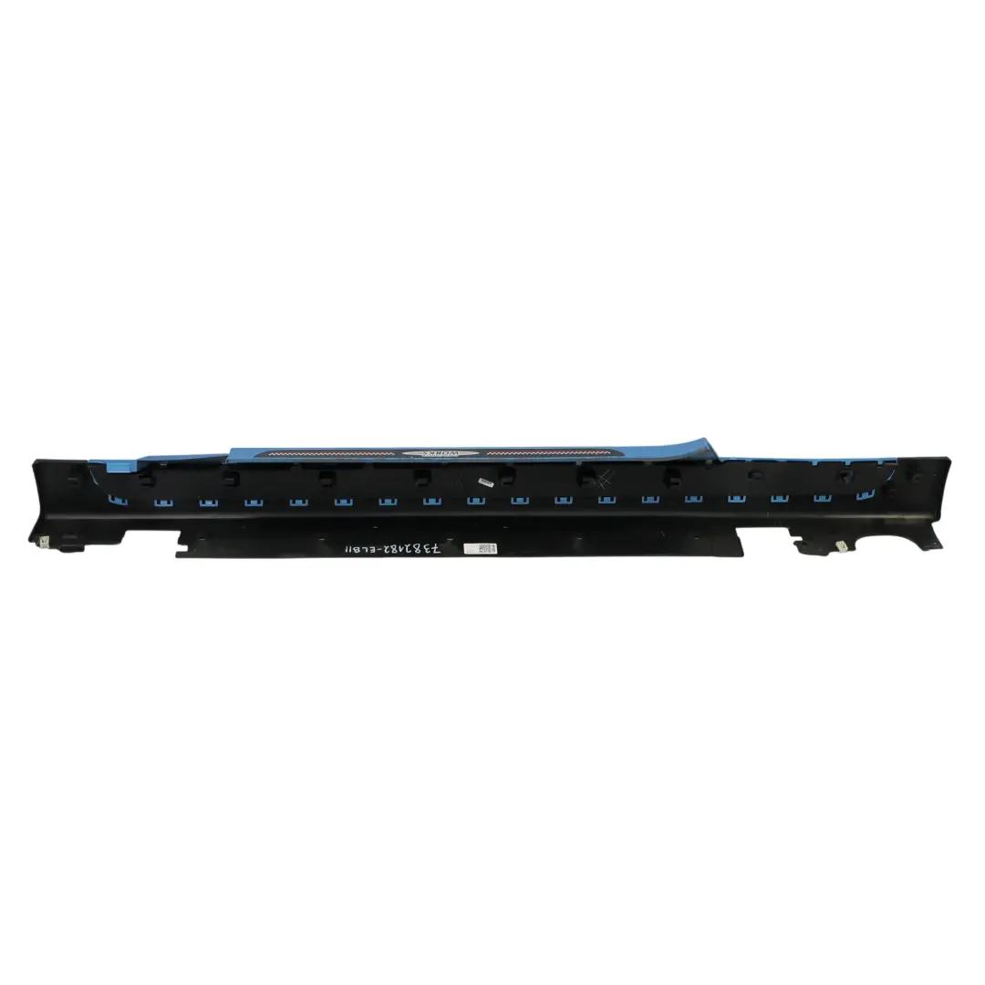 Mini F56 F57 Gonna Laterale Destra JCW Pannello soglia Electric Blue II - B86 - SKU 7382182-ELBII - Numero di parte 7382182
