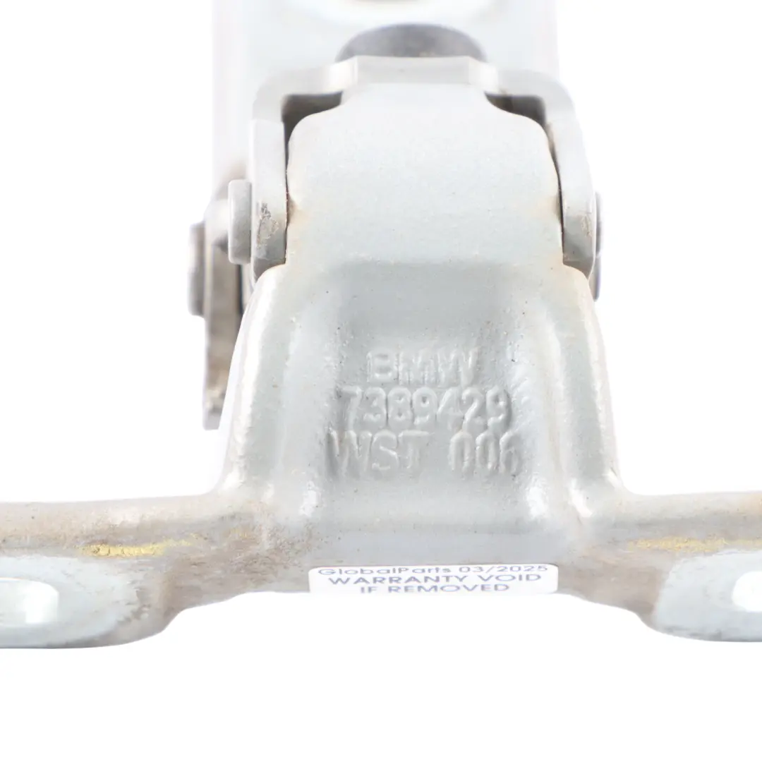 Trunk Lid Hinge Rear Left N/S Melting Silver - C2K 7389429 to Mini Countryman F60 with Part number 7389405 Mini Countryman F60 Trunk Lid Hinge Rear Left N/S Melting Silver - C2K 7389429 - SKU 7389405-MELT - Part number 7389405