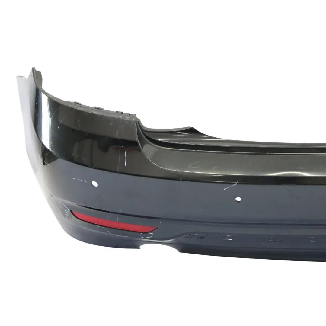 BMW F22 F23 Rear Bumper Sport Line Trim Panel Black Sapphire Metallic - 475 - SKU 7390348-BS - Part number 7390348