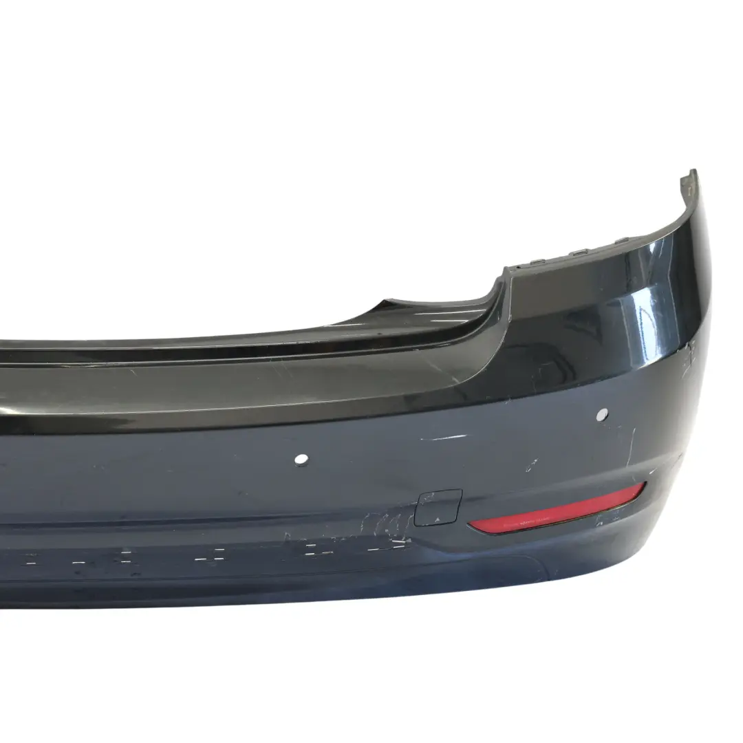 BMW F22 F23 Rear Bumper Sport Line Trim Panel Black Sapphire Metallic - 475 - SKU 7390348-BS - Part number 7390348