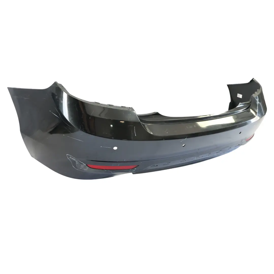 Bumper Sport Line Trim Panel Black Sapphire Metallic - 475 to BMW F22 F23 Rear with Part number 7390348 BMW F22 F23 Rear Bumper Sport Line Trim Panel Black Sapphire Metallic - 475 - SKU 7390348-BS - Part number 7390348