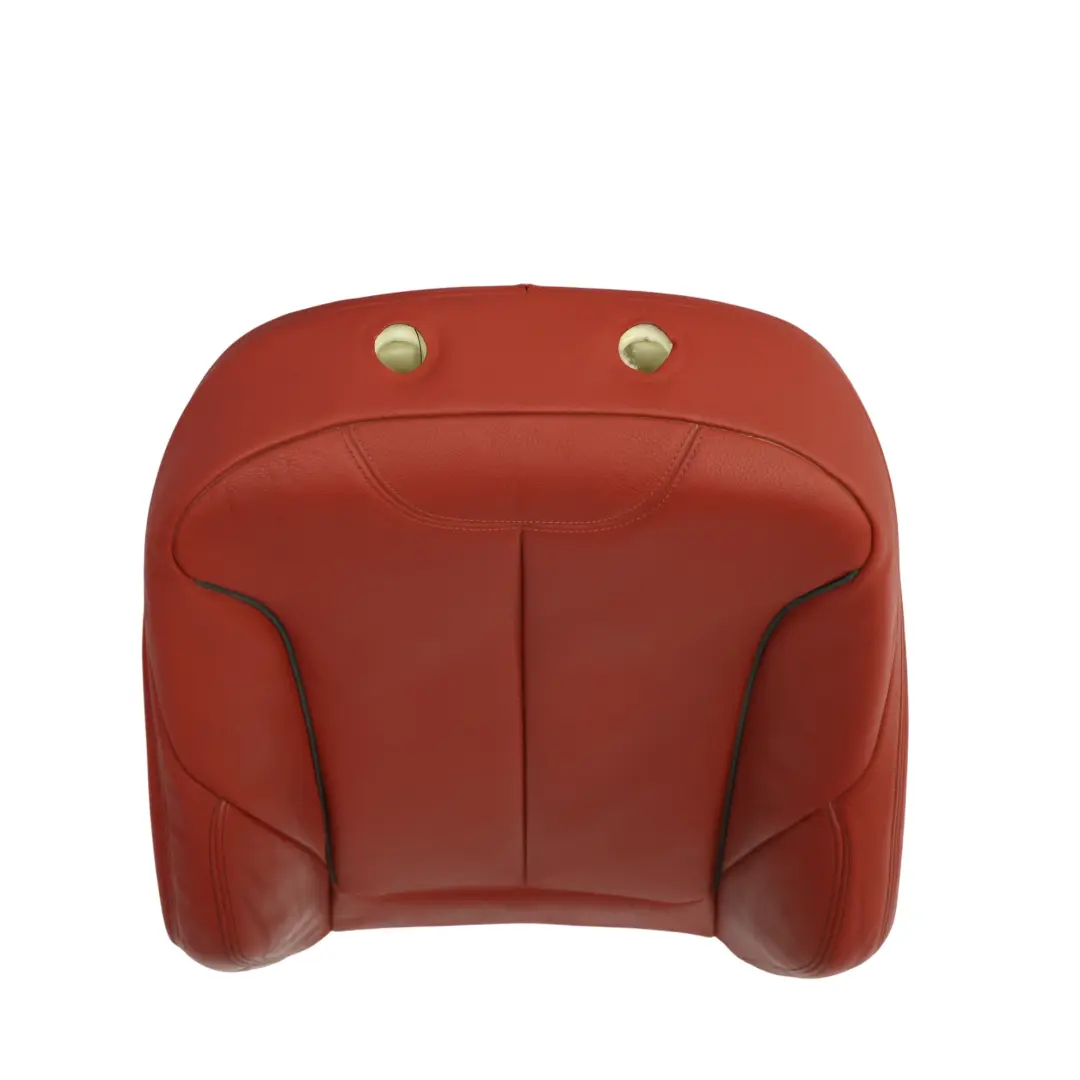 Backrest Cover Front Right O/S Heated Sport Seat Coral Red Leather to BMW F36 Seat with Part number 7392476 BMW F36 Seat Backrest Cover Front Right O/S Heated Sport Seat Coral Red Leather - SKU 7392476-1 - Part number 7392476