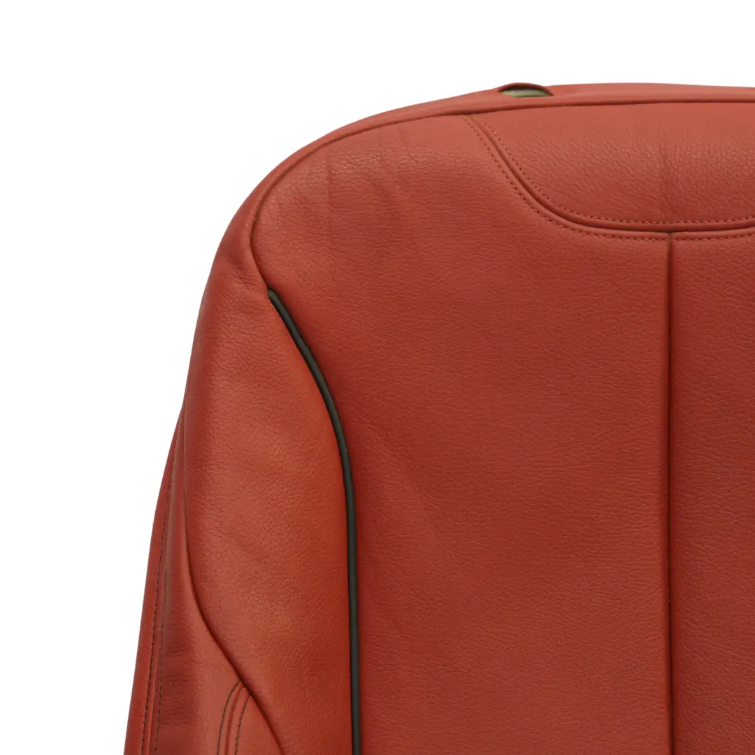Backrest Cover Front Right O/S Heated Sport Seat Coral Red Leather to BMW F36 Seat with Part number 7392476 BMW F36 Seat Backrest Cover Front Right O/S Heated Sport Seat Coral Red Leather - SKU 7392476-1 - Part number 7392476