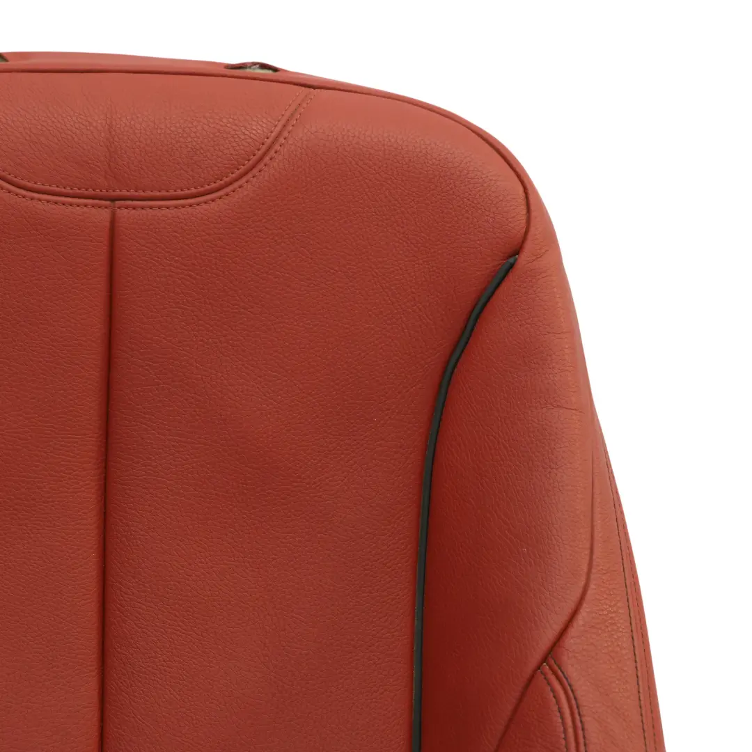 Backrest Cover Front Right O/S Heated Sport Seat Coral Red Leather to BMW F36 Seat with Part number 7392476 BMW F36 Seat Backrest Cover Front Right O/S Heated Sport Seat Coral Red Leather - SKU 7392476-1 - Part number 7392476