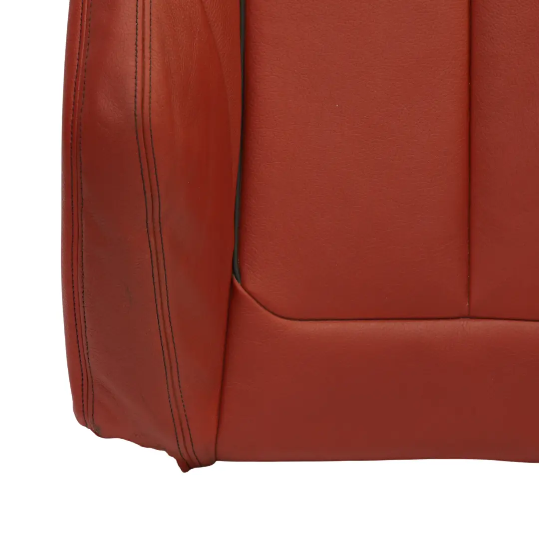 BMW F36 Seat Backrest Cover Front Right O/S Heated Sport Seat Coral Red Leather - SKU 7392476-1 - Part number 7392476
