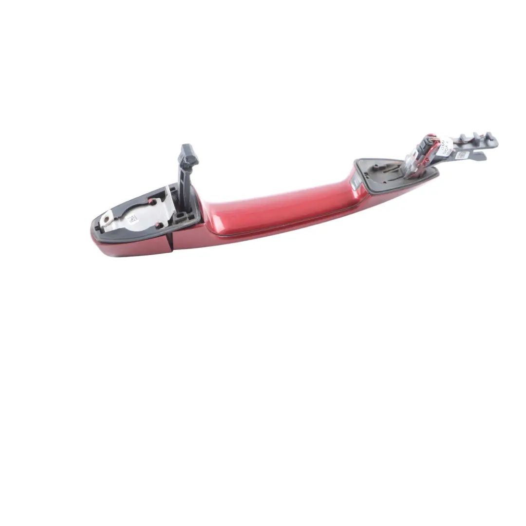 Tirador Puerta Trasera Izquierda Exterior Flamenco Rojo C06 para BMW X5 F15 con número de pieza 7396307 BMW X5 F15 Tirador Puerta Trasera Izquierda Exterior Flamenco Rojo C06 - SKU 7396307-FLR - Número de pieza 7396307