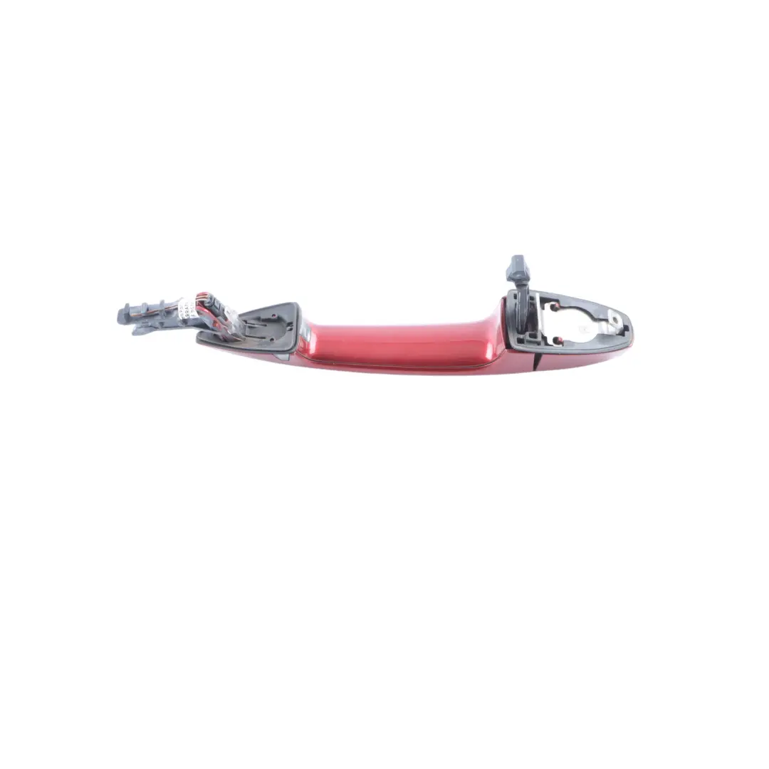 Door Handle Left N/S Outside Flamenco Red C06 BMW X5 F15 Rear - SKU 7396307-FLR - Part number 7396307