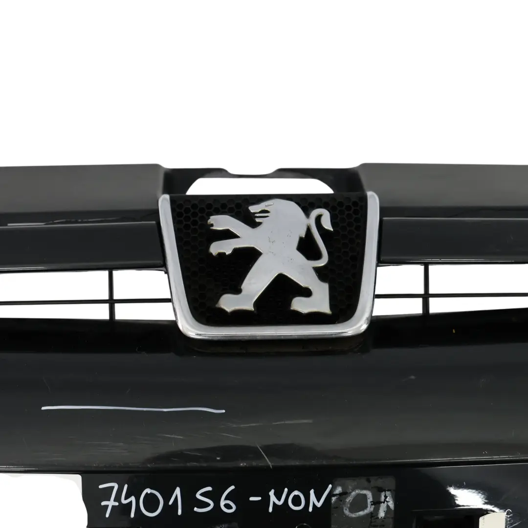 Peugeot 307 Bumper Front Trim Panel Cover Hatchback Noir Obsidien Black - EXL - SKU 7401S6-NON - Part number 7401S6