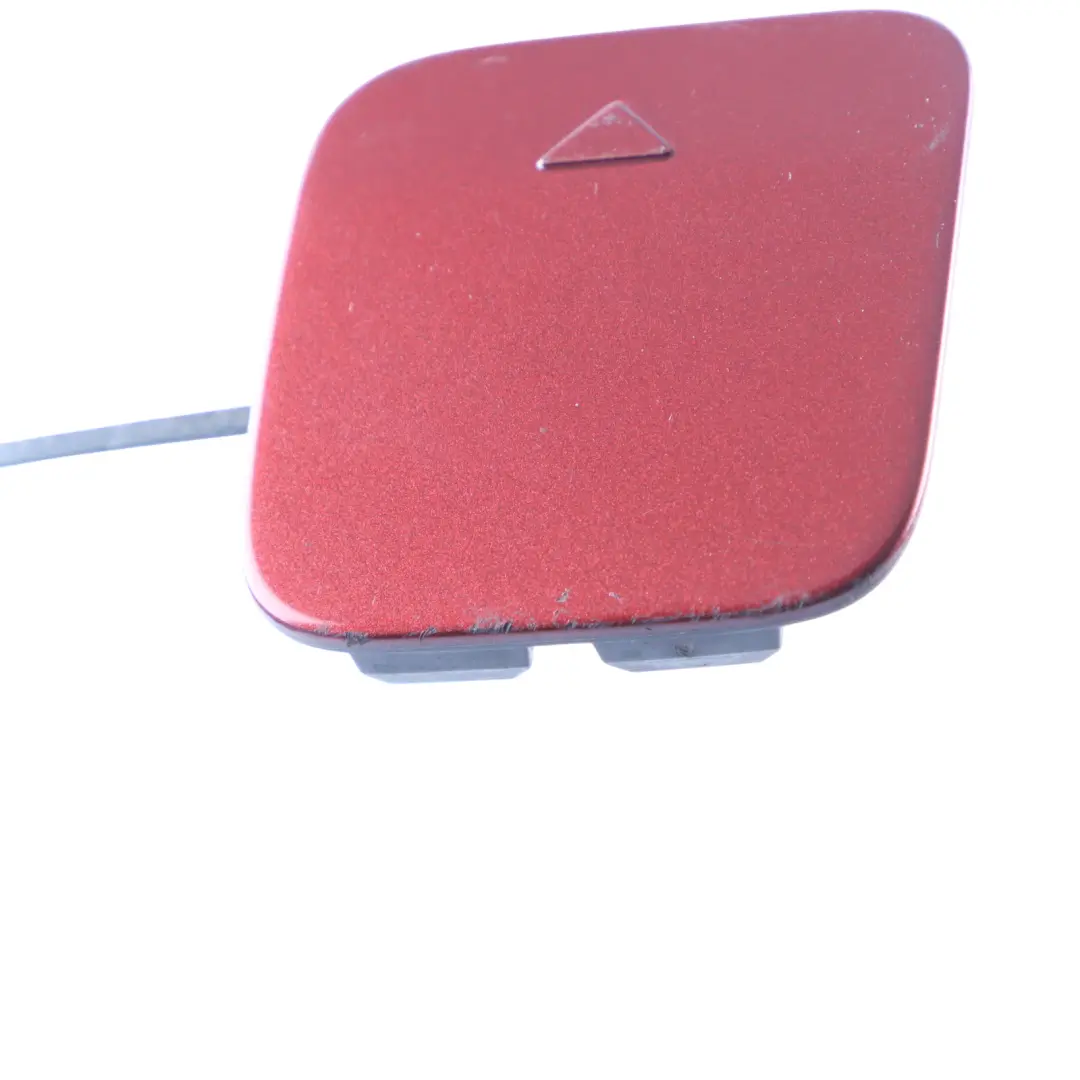 Bumper Flap Towing Eye Hook Cover Flamenco Red C06 to BMW F46 Rear with Part number 7403798 BMW F46 Rear Bumper Flap Towing Eye Hook Cover Flamenco Red C06 - SKU 7403798-FLR - Part number 7403798